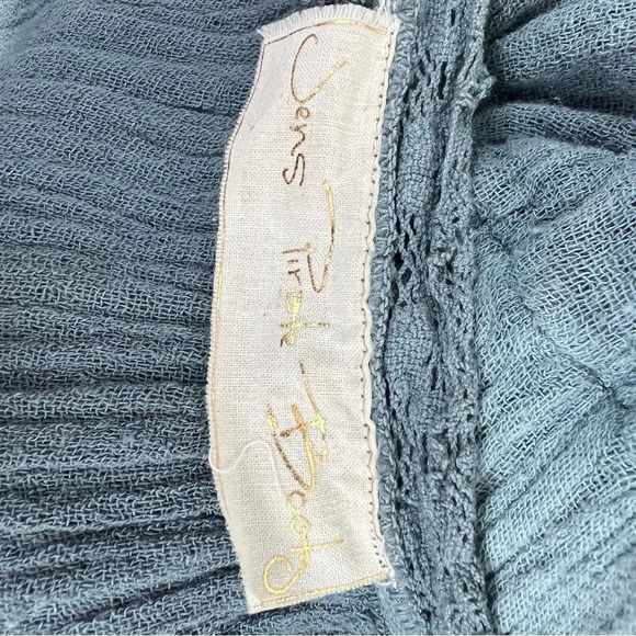 Jen’s Pirate Booty Blue Tie Dye Boho Jumpsuit Size S - Picture 7 of 9